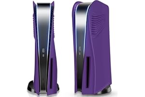 SIKEMAY PS5 Console Cover Plates for Disc Edition, Playstation 5 Accessories Covers Faceplate Custom Hard Shockproof with Coo