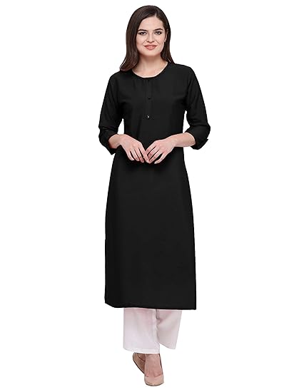 Women's crepe straight Kurta