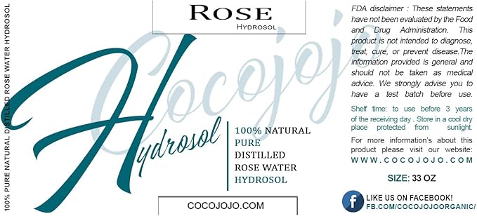 cocojojo rose hydrosol