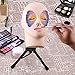 WAM Direct Mini Mannequin Head Holder Tripod Stand,Adjustable Training Doll Head Stand Mannequin Manikin Head Tripod Wig Stand(black)