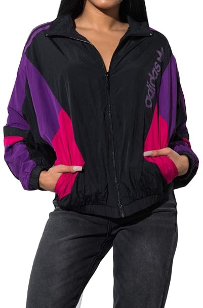 adidas windbreaker womens vintage