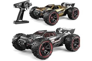 TesPower MJX Hyper Go 14210 Brushless RC Cars for Adults,1/14 High-Speed 55KMH Fast RC Truck, 4wd Offroad Electric Powered Remote Control Cars Gift for Boys with 2 Shells