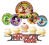 12 The NINJAGO MOVIE Birthday Inspired Party Picks, Cupcake Picks, Cupcake Toppers #1