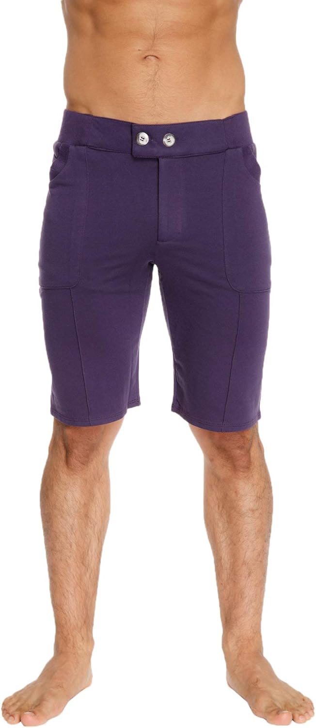 4-rth Mens Front Pleated Dress Short with Pockets at  Men’s Clothing store