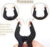 Juibao 14-Piece Nylon Spring Clamps 2 Inch Heavy Duty Grip Clips Set view 4