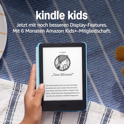 Amazon Kindle Kids (neueste Generation) – Falls das Gerät kaputtgeht, ersetzen wir es. Inklusive altersgerechter Bücher, Hülle, blendfreiem Bildschirm und schnellerem Umblättern–Ozeanentdecker-Design 7