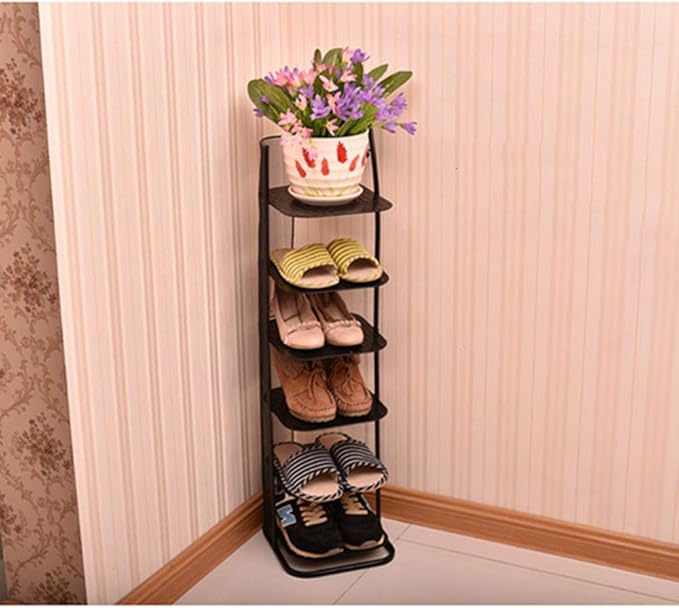 WJHNB Corner Shoe Rack, Shoes Corner Storage MultiLayer Space Space