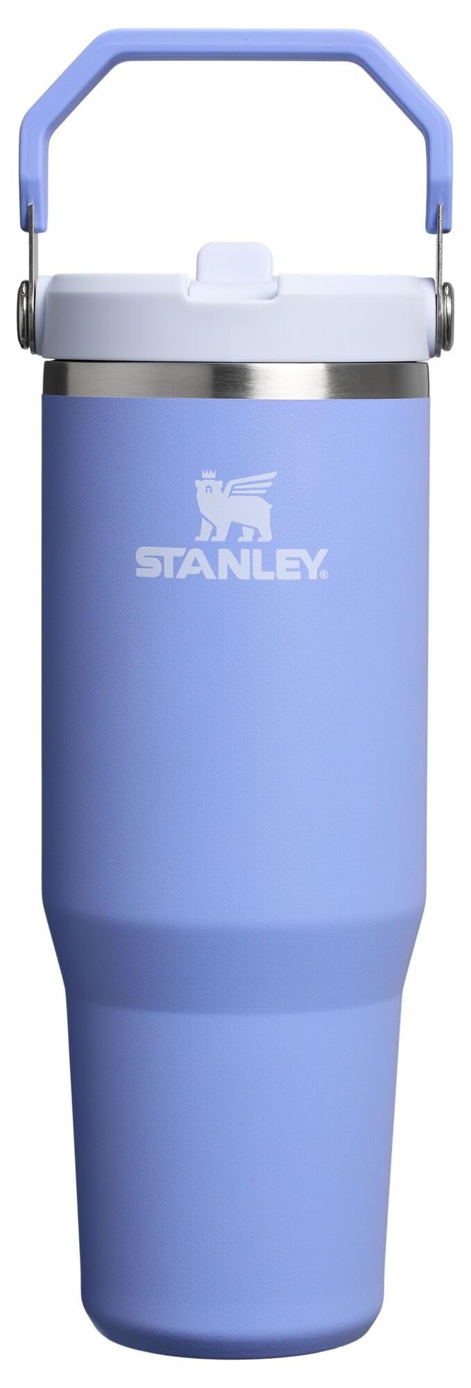 Photo 1 of Stanley IceFlow 2.0 Flip Straw Tumbler with Handle 30 oz | Twist On Lid and Flip Up Straw | Leak Resistant Water Bottle | Insulated Stainless Steel | BPA-Free | Hydrangea