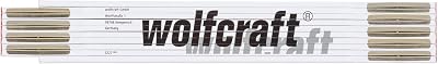 Wolfcraft Folding Rule I 5227000 2 m Beech Wood with Metal Fittings