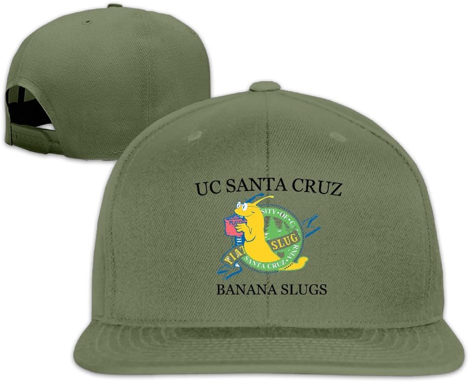 Stefano Ncaa Uc Santa Cruz Banana Slugs Ucsc Fire Dept Logo Unisex Baseball Adjustable Cap Snapback Black