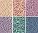 Matte Fancy Frosted 6 Color Mix Miyuki Round Rocaille Seed Beads Size 11/0, Each in 2