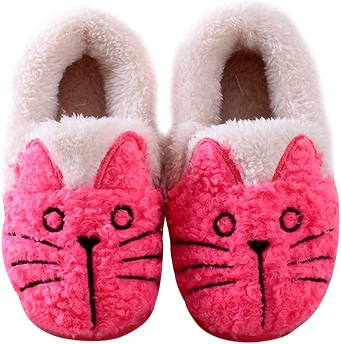 Zapatillas de Esta por casa Animales/Gatos Invierno interio Suave para