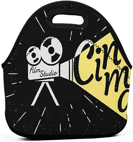 Amazon.com: Correa de hombro extraíble para cine de películas, pastillas de película de maíz fresco y delicado y tira de publicidad en 60 temáticas, multicolor, bolsa de almuerzo para adultos: Kitchen \u0026