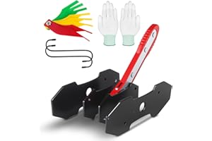 Brake Caliper Press Tool Kit, Ratcheting Piston Spreader with 2 Steel Plates, Practical Caliper Piston Compressor Tool for Re