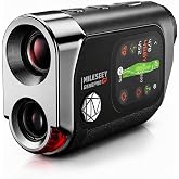 MILESEEY G1 Touchscreen &amp; GPS Rangefinder with 43000+ Built-in Golf Courses | Dynamic F/C/B Distances, 1300 Yards,6X Magnification,Smartslope Compensation, 0.1s Flag Pole Locking, Ball-to-Pin Mode
