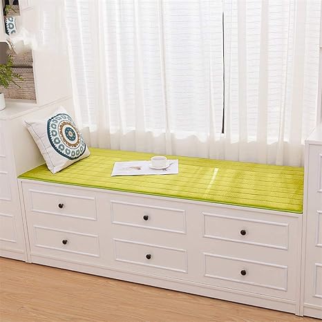 Felpa Simple Cojín de la ventana,Ventana de bahía amortiguador,Color