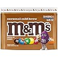 M&M'S Caramel Cold Brew Chocolate Candy, Sharing Size, 9.05 oz Resealable Bag