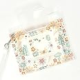 Orchid Hearts Baby Wipes Dispenser - Portable & Refillable Wet Wipe Pouch, Reusable Baby Wipes Holder & Baby Wipe Container, Baby Essential, Makeup Wipe Travel Case - Mini Floral Love, 2pcs