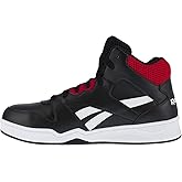 Reebok BB4500 Work High Top Work Sneaker Composite Toe Slip Resistant Black/Red Size 10 Men