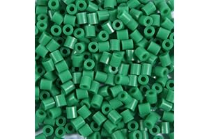 ZLLBTMO Fuse Beads 2000Pcs Green Melting Bead 5mm Iron Beads for Arts and Crafts