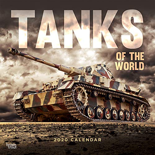 Tanks of the World 2020 12 x 12 Inch Monthly Square Wall Calendar, Military Vehicle Equipment by