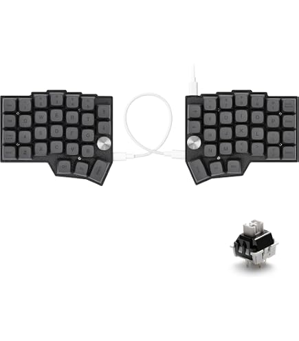 Amazon.com: Mistel MD600 Split Mechanical Keyboard with Cherry MX