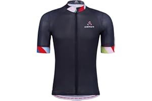 CEROTIPOLAR Snug Fit Men AirCool Cycling Jersey Bike Shirts UPF50+,PRO Dry Fit Light Weight Fabric
