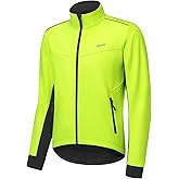 ARSUXEO Thermal Insulated Winter Cycling Jacket for Men Windproof Water-Resistant Bike Bicycle Jackets