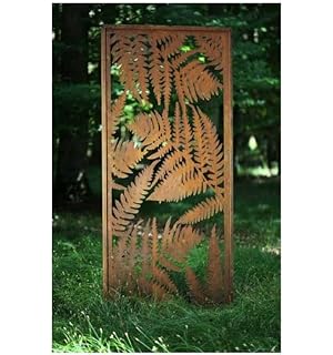 Amazon De Metallmichl Edelrost Lovely Rosenparavent B Hohe 100 Cm Breite 100 Cm Mit Umrandung