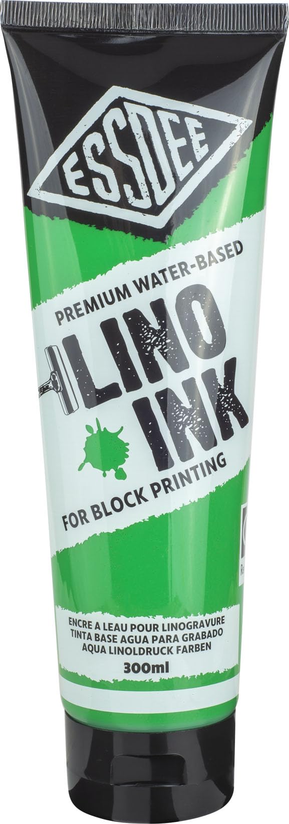 Essdee Block Printing Ink, Emerald, 300ml