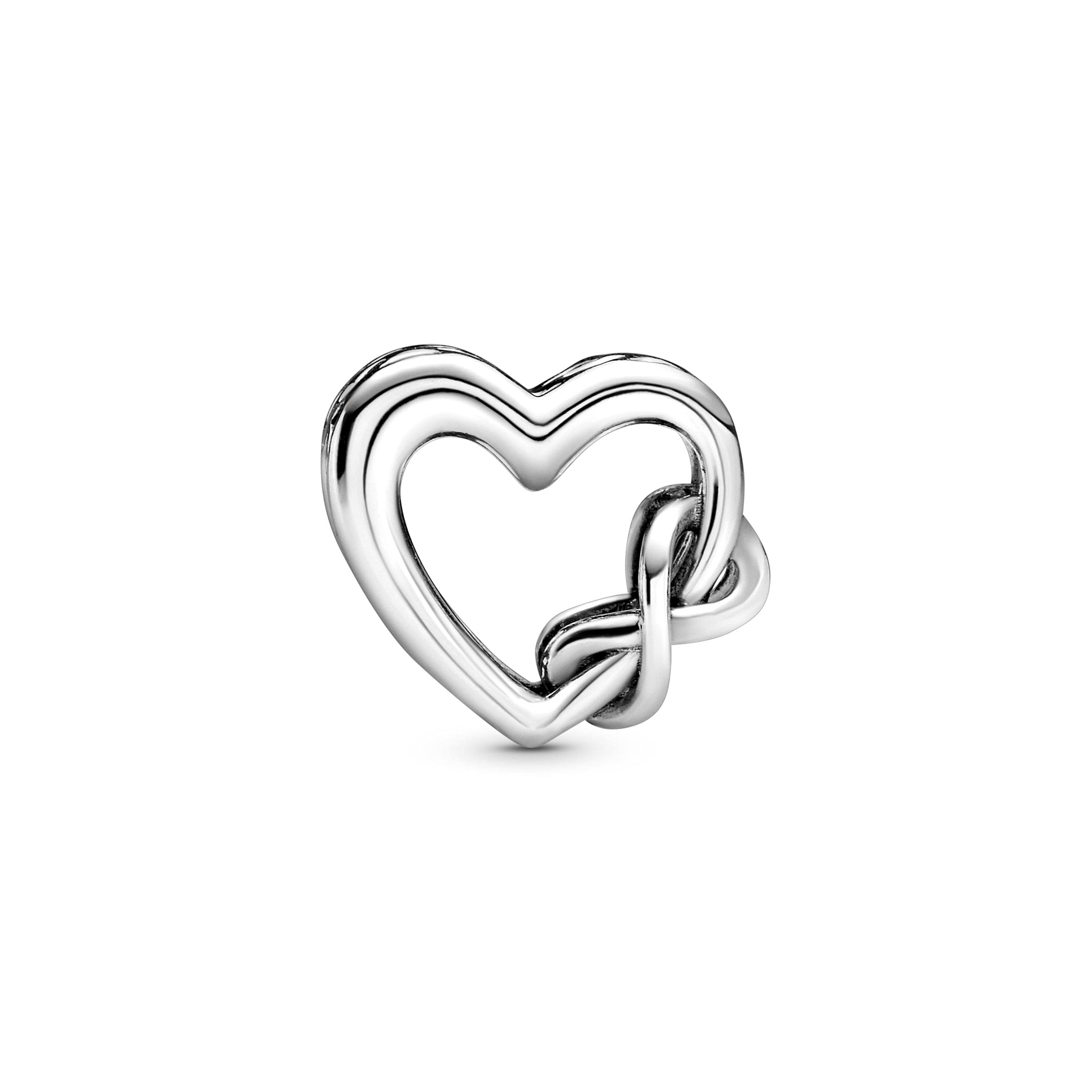 PANDORA „Love You Mum“ Unendlichkeits-Herz Charm Sterling-Silber 9,4 x 11,4 x 12,6 mm (T/H/B)