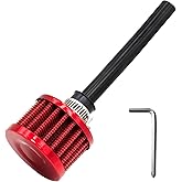 KTUMININV 212cc Air Filter Valve Cover Breather Filter for Predator 196cc 6.5hp Coleman CT200U BT200X CT200U-EX Baja Warrior MB200 GX160 GX200 Mini Bike Go kart Performance Parts