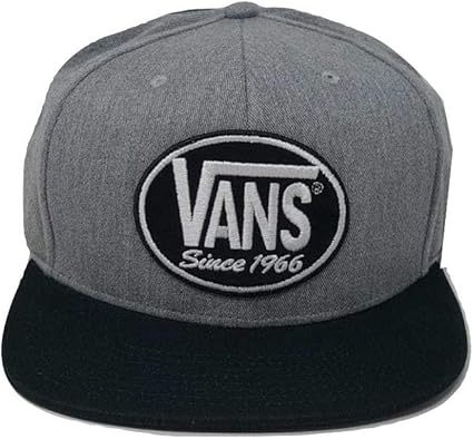 vans snapback hombre gris