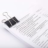 D.RECT 51 mm Binder Clips Pack of 12 Extra Large Bulldog Clips view 2