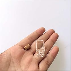 Mini Glass Bottles Rectangle Transparent Bottles