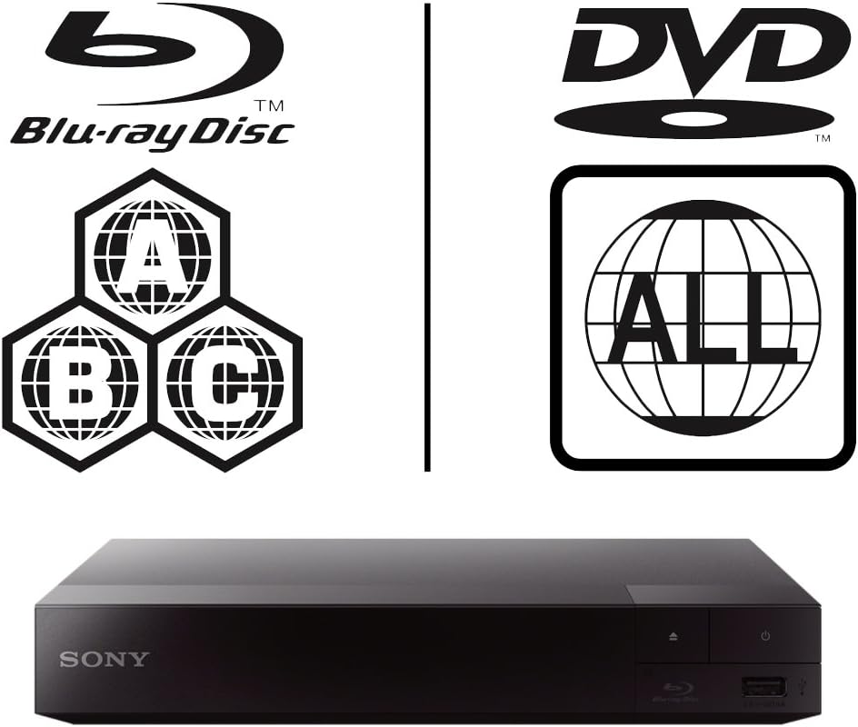 SONY BDP-S3700 Lecteur Multi Zone Region Code Free Blu Ray WI-FI - DVD - CD Player
