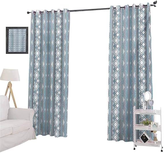 Amazon.com: YUAZHOQI Tribal Blackout Curtain Panel, Moroccan Geometric