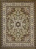 Generations Oriental Traditional Isfahan Persian Area Rug, 2' x 3', Sage Green