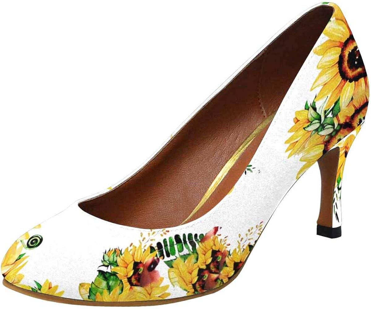 sunflower high heels