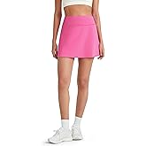 G4Free BareFeel 15" Golf Skirts for Women High Waisted A Line Casual Athletic Skorts Inner Shorts with 2 Pockets
