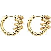 Huggie Earrings for Women | Waterproof and Tarnish Free Jewelry | Gold Hoop Earrings | Hypoallergenic Earrings |18K Gold PVD Plated | Gold Earrings for Women