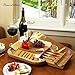 Picnic at Ascot Cheese/Charcuterie Board with Cheese Knives and Markers- Designed & Quality Checked in The USA