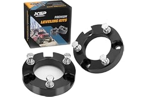KSP PERFORMANCE KSP 2in Tundra Leveling Lift Kits, 2" Front Strut Spacers Compatible With Toyota Tundra 1999-2006, 2pcs Aluminum Suspension Lift Spacer For Tundra 2WD 4WD 1999 2000 2001 2002 2003 2004 2005 2006