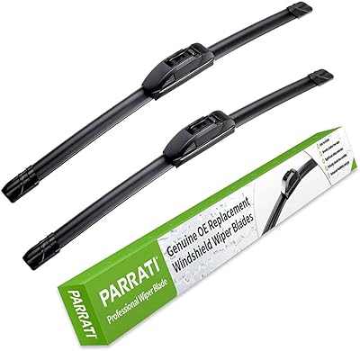 OEM QUALITY 13" + 13" PARRATI Premium All-Season Windshield Wiper Blades (Set of 2)