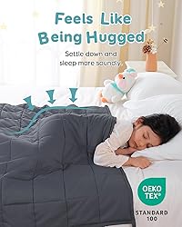 Topblan Weighted Blanket 7 lb, 41" x 60" Heavy