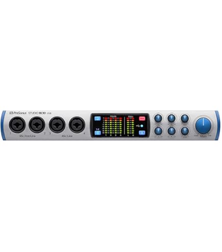 Amazon.com: Presonus Audio Interface 4 Mic Pres - 4 Line