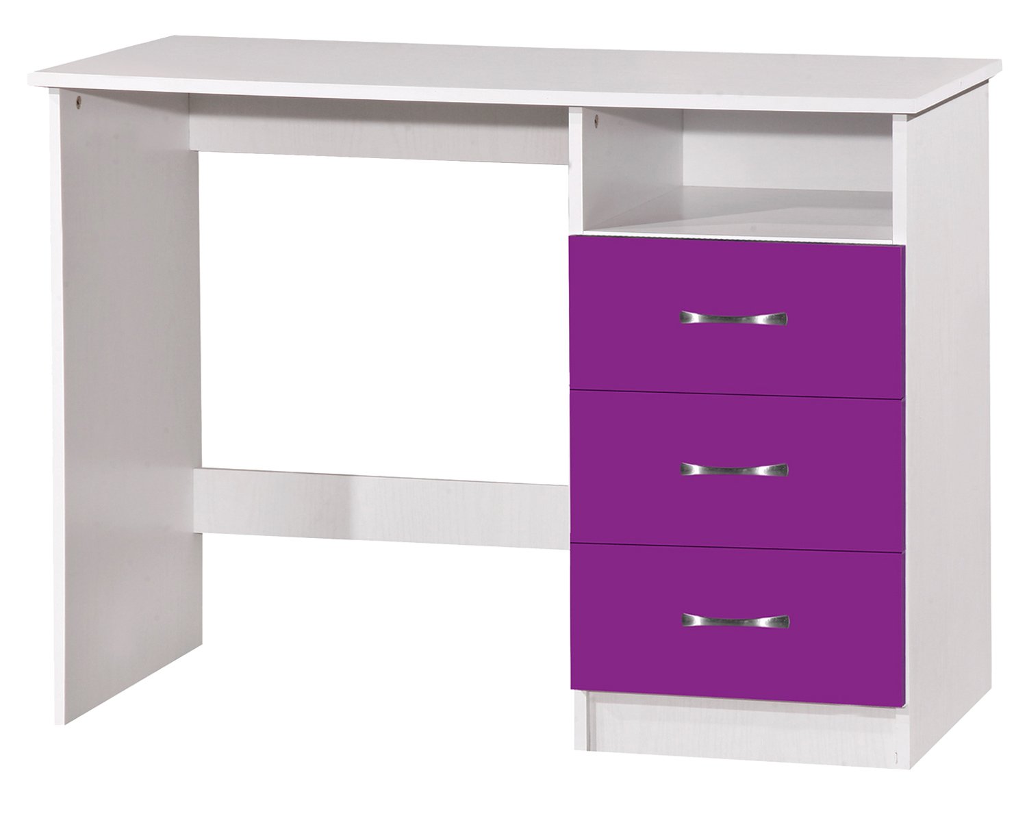 Marina Purple/White Dressing Table, Wood 39.5x99x72 cm Amazon.co.uk