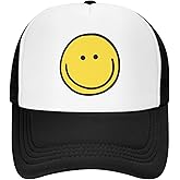 Yomko Smiley Face Baseball Cap Trucker Hat for Men Women