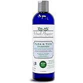 Richard’s Organics Flea and Tick Shampoo for Dogs – 100% All-Natural Actives Kills Fleas, Ticks and Repels Mosquitos – Gentle