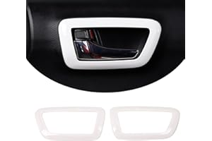 TongSheng 2PCS ABS Inner Car Look Interior Door Handle Panel Cover Trim Compatible with Toyota Tacoma 2016 2017 2018 2019 202